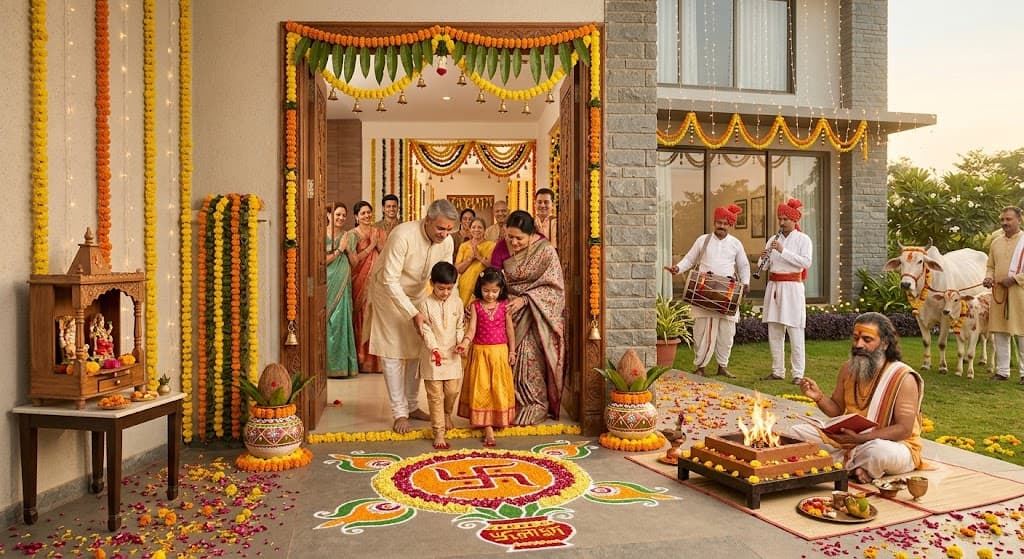 Griha Pravesh Puja Checklist: Everything  You Need Before Entering Your New  Home (2026 Guide)