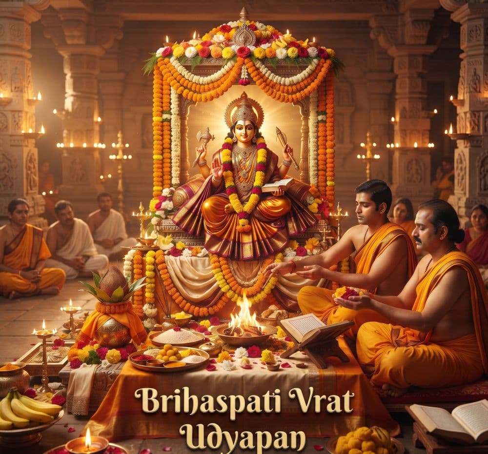 Brihaspati Vrat Udyapan Pujan