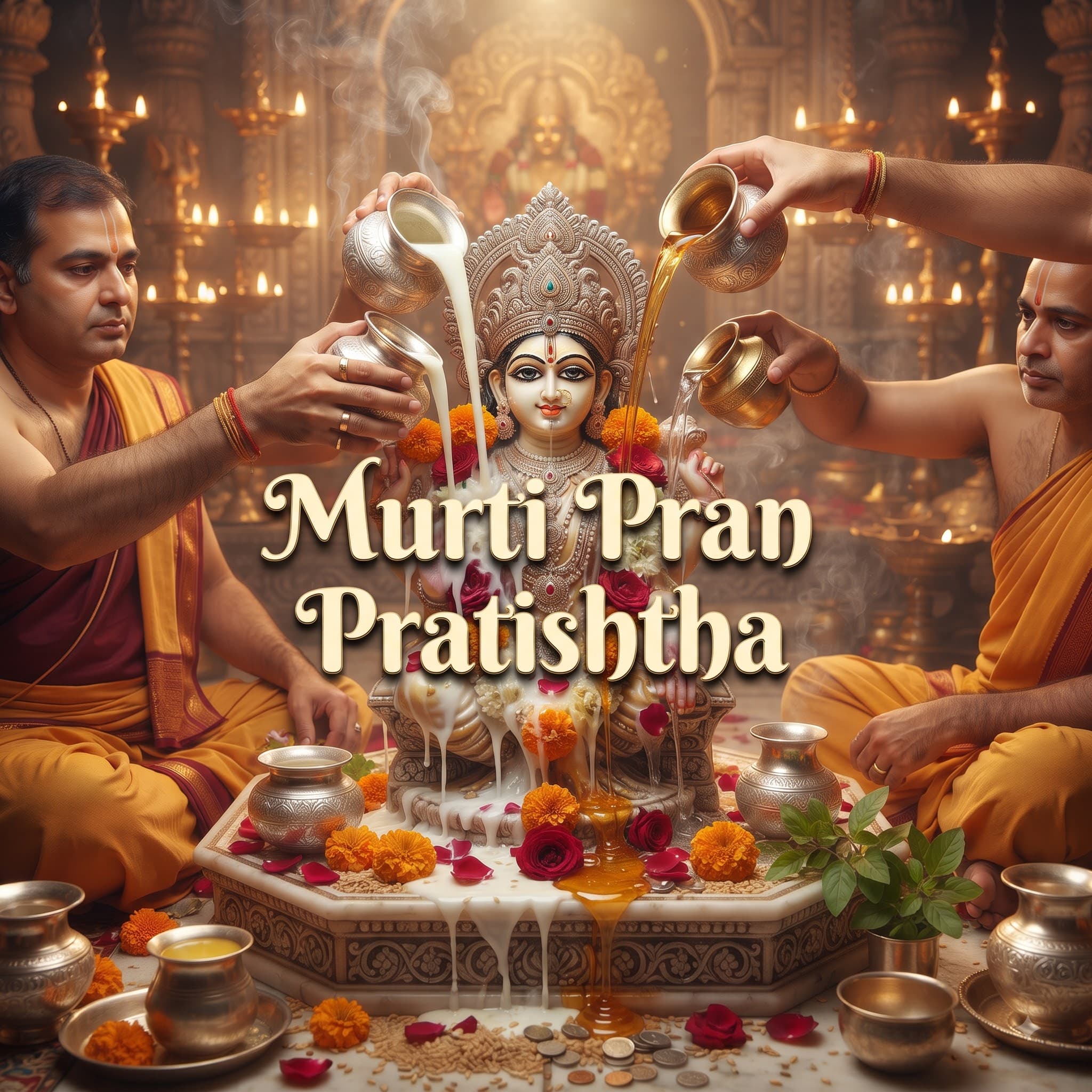 Murti Pran Pratishtha at Home