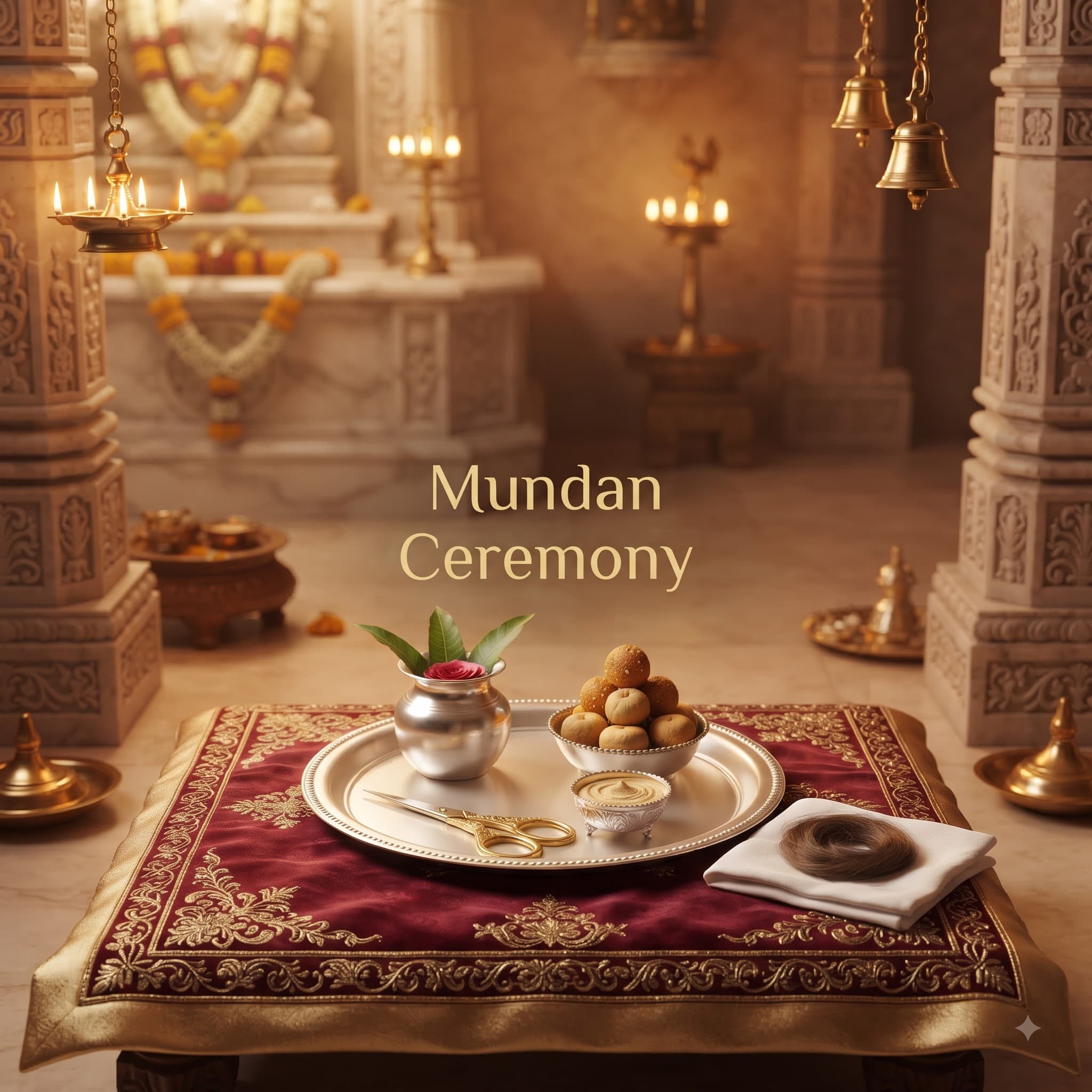 Mundan or Chudakarana Ceremony