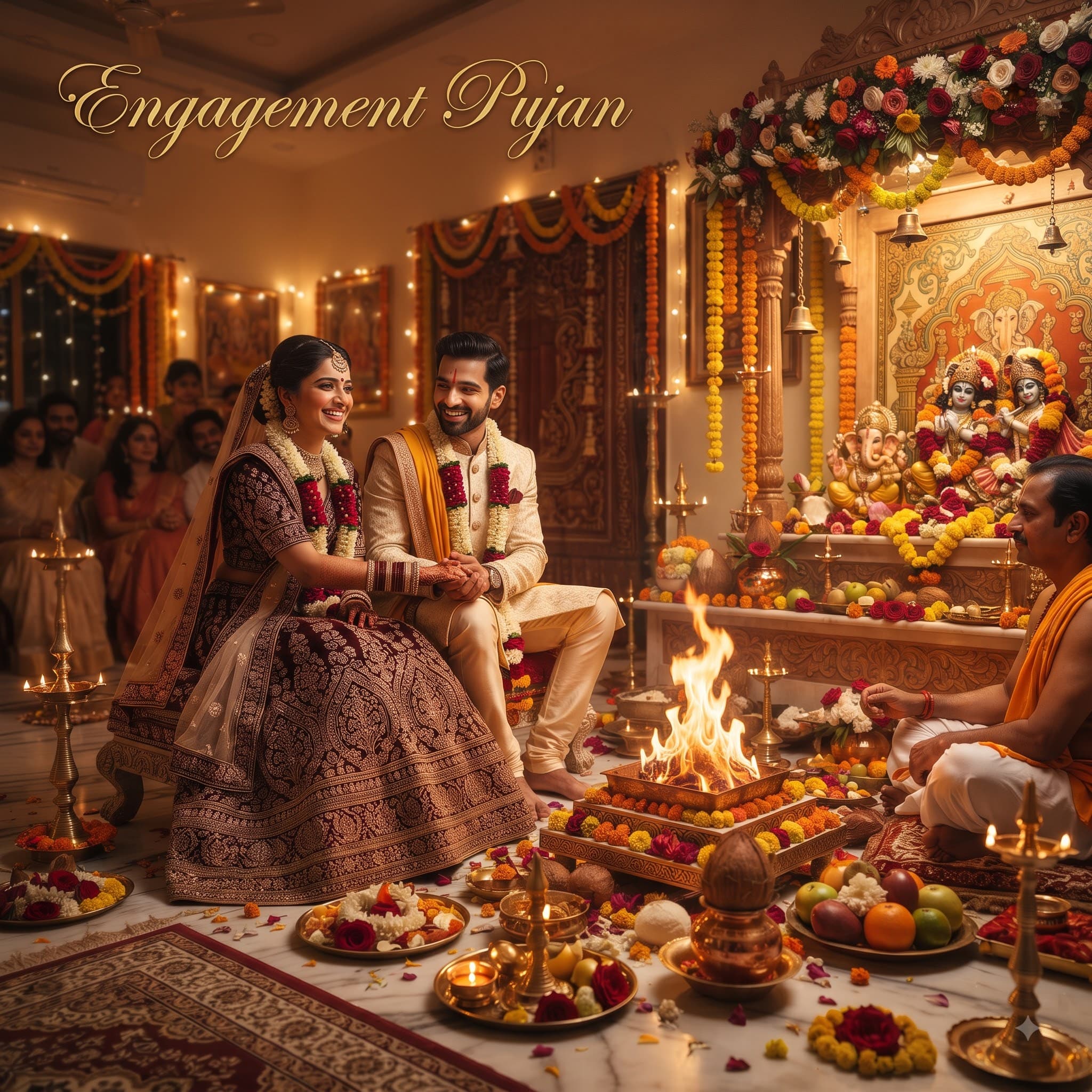 Engagement Pujan (Sagai)